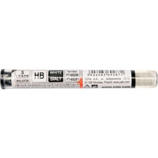 YATO GRAFIT HB BIAŁY 5 SZTUK 69287