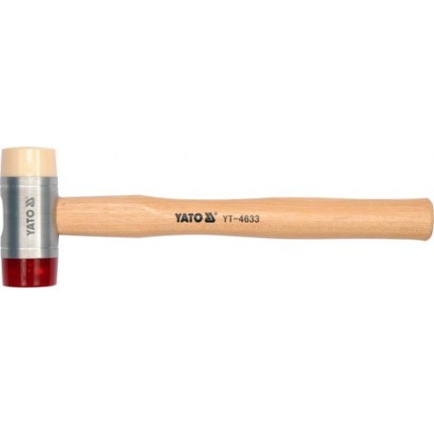 YATO MŁOTEK BLACHARSKI PU-NYLON 45mm, TRZONEK HIKOROWY 4633 YATO MŁOTEK BLACHARSKI PU-NYLON 45mm, TRZONEK HIKOROWY 4633