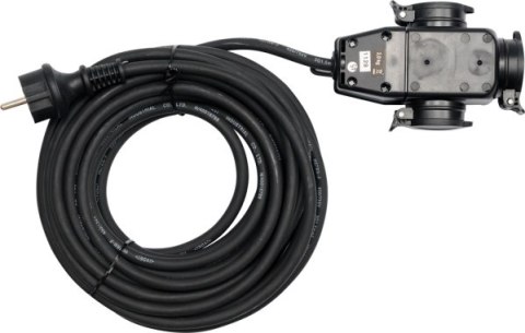 YATO PRZEDŁUŻACZ Z ROZGAŁĘŹNIKIEM 10m 3x1,5mm2 IP44 16A H07RN-F 8116 YATO PRZEDŁUŻACZ Z ROZGAŁĘŹNIKIEM 10m 3x1,5mm2 IP44 16A H07RN-F 8116