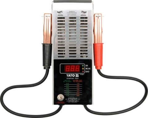 YATO TESTER AKUMULATORÓW CYFROWY 12V YATO TESTER AKUMULATORÓW CYFROWY 12V