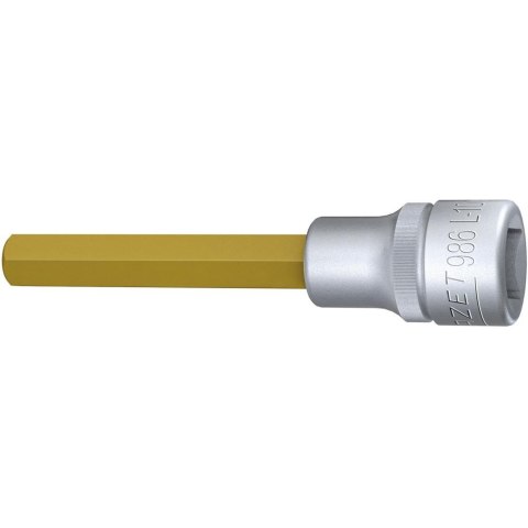 Nasadka wkrętakowa 1/2" 6-kątna z kulką, 10x100mm, 986L-10 HAZET Nasadka wkrętakowa 1/2" 6-kątna z kulką, 10x100mm, 986L-10 HAZET