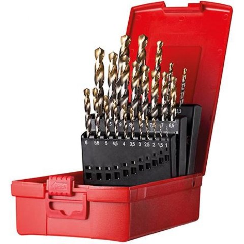 Zest.wiertel kretych 1-10,5mm X0,5+wiertlo d.otw.p.gw.A002 w pudelku 118G typ N 4xD 24-cz. Zest.wiertel kretych 1-10,5mm X0,5+wiertlo d.otw.p.gw.A002 w pudelku 118G typ N 4xD 24-cz.