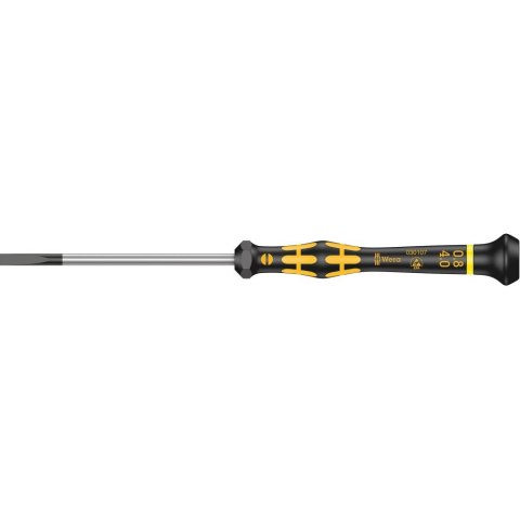 Wkrętak ESD dla elektroników płaski 0,8x0,16x40mm Wera Wkrętak ESD dla elektroników płaski 0,8x0,16x40mm Wera