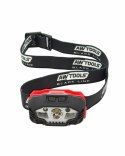 AWTOOLS LATARKA CZOŁOWA LED USB 6 FUNKCJI BLACK LINE