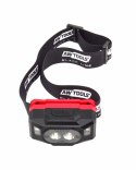 AWTOOLS LATARKA CZOŁOWA LED USB POWER BANK BLACK LINE