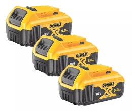 DEWALT AKUMULATOR 18V 5,0Ah DCB184 3szt.