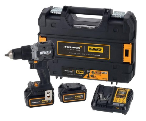 DEWALT WKRĘTARKA 18V DCD85MP2T 90Nm 2x5,0Ah BL TSTAK MCLAREN DEWALT WKRĘTARKA 18V DCD85MP2T 90Nm 2x5,0Ah BL TSTAK MCLAREN