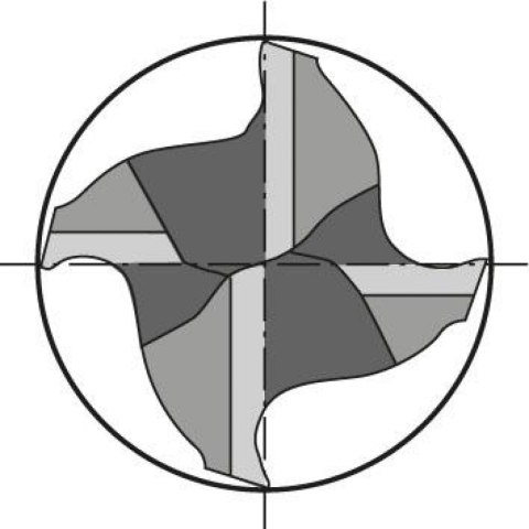 Frez do kopiowania HSC WNpelnow.Signum HA 4-ostrz.b.dlugi 4/0,8mm Gühring Frez do kopiowania HSC WNpelnow.Signum HA 4-ostrz.b.dlugi 4/0,8mm Gühring