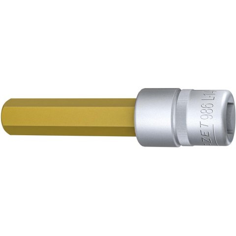 Nasadka wkrętakowa 1/2" 6-kątna z kulką, 14x100mm, 986L-14 HAZET Nasadka wkrętakowa 1/2" 6-kątna z kulką, 14x100mm, 986L-14 HAZET