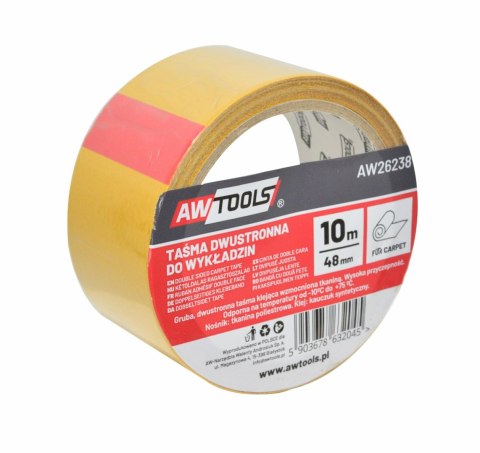 AWTOOLS TAŚMA DWUSTRONNA DO WYKŁADZIN 48*10m AWTOOLS TAŚMA DWUSTRONNA DO WYKŁADZIN 48*10m