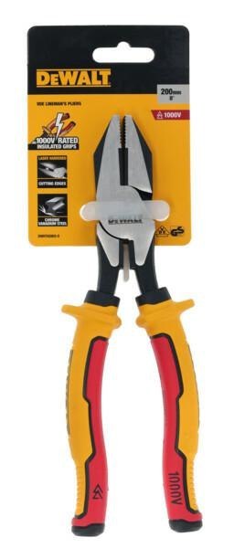 DEWALT SZCZYPCE UNIWERSALNE 215mm MONTERSKIE VDE