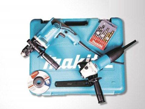 MAKITA ZESTAW COMBO SZLIFIERKA GA5030R + WIERTARKA HP1631
