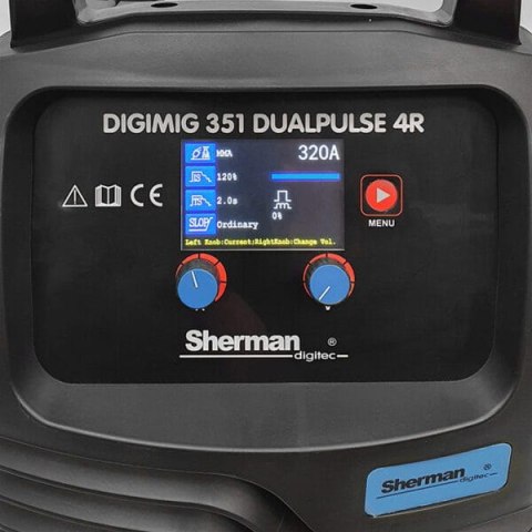 SPAWARKA INWERTOROWA PÓŁAUTOMAT MIGOMAT SHERMAN DIGIMIG 351 DUALPULSE 4R SPAWARKA INWERTOROWA PÓŁAUTOMAT MIGOMAT SHERMAN DIGIMIG 351 DUALPULSE 4R