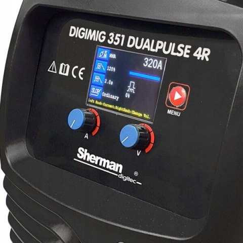 SPAWARKA INWERTOROWA PÓŁAUTOMAT MIGOMAT SHERMAN DIGIMIG 351 DUALPULSE 4R SPAWARKA INWERTOROWA PÓŁAUTOMAT MIGOMAT SHERMAN DIGIMIG 351 DUALPULSE 4R