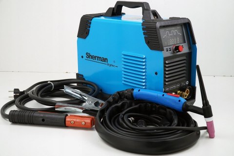 Spawarka Sherman TIG DIGITIG 200A AC/DC Multipro Aluminium INOX stal czarna Spawarka Sherman TIG DIGITIG 200A AC/DC Multipro Aluminium INOX stal czarna