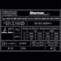 Spawarka Sherman TIG DIGITIG 200A AC/DC Multipro Aluminium INOX stal czarna