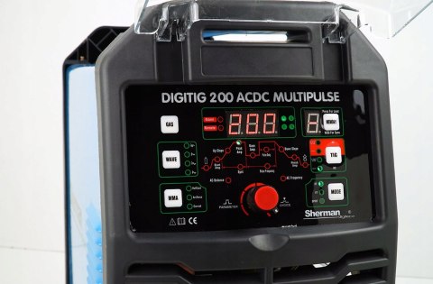 Spawarka TIG DIGITIG 200 AC/DC MULTIPULSE Sherman Spawarka TIG DIGITIG 200 AC/DC MULTIPULSE Sherman