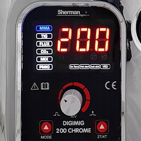 Spawarka inwertorowa migomat Sherman MIG MAG 200A PULS MMA TIG Synergia 230 Spawarka inwertorowa migomat Sherman MIG MAG 200A PULS MMA TIG Synergia 230