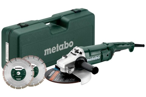 METABO SZLIFIERKA KĄT.230 WE 2200-230 + 2 TARCZE DIAM. WALIZKA METABO SZLIFIERKA KĄT.230 WE 2200-230 + 2 TARCZE DIAM. WALIZKA