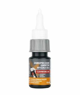 TECMAXX ŚRODEK DO ZABEZPIECZANIA GWINTÓW CZERWONY - TRWAŁY 10ml LUZ