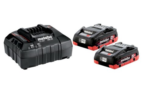 METABO AKUMULATOR 18V 4,0Ah LIHD 2szt. + ŁADOWARKA ASC 55