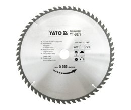 YATO PIŁA TARCZOWA WIDIOWA 300x30mm 60-ZĘBÓW 6077
