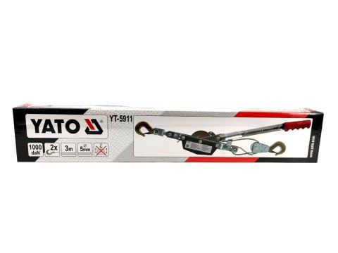 YATO PRZYCIĄGARKA RĘCZNA 1T 5911