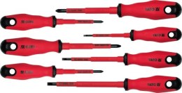 YATO WKRĘTAKI IZOLOWANE KOMPLET 7 elem. PŁASKIE / KRZYŻOWE 2828