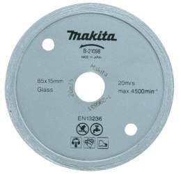MAKITA TARCZA DIAMENTOWA 85x15mm PEŁNA (NA MOKRO) PŁYTKI, SZKŁO