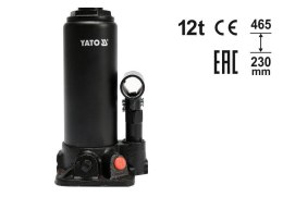 YATO DŹWIGNIK TŁOKOWY HYDRAULICZNY SŁUPKOWY 12T 230-462mm