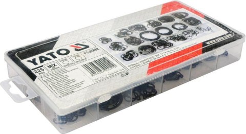 YATO PIERŚCIENIE SEGERA ZEWNĘTRZNE/WEWNĘTRZNE MIX 225szt.