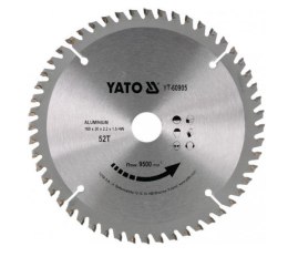 YATO PIŁA TARCZOWA DO ALUMINIUM 180 x 20mm 60-ZĘBÓW 60907