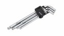 AWTOOLS KLUCZE IMBUSOWE SZEŚCIOKĄTNE Z KULKĄ / 1,5-10mm / 9 elem. 1.5/2/2.5/3/4/5/7/8/10mm DŁUGIE