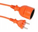 AWTOOLS PRZEDŁUŻACZ OGRODOWY JEDNOGNIAZDOWY 25m BEZ UZIEMIENIA / 2x1,0mm / 10A
/ 230V / 2500W