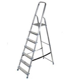 AWTOOLS DRABINA ALUMINIOWA 150kg 7 STOPNI WOLNOSTOJĄCA