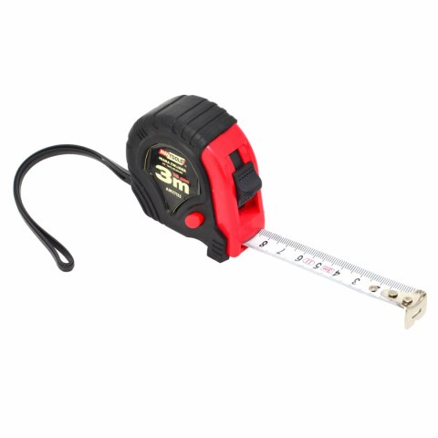 AWTOOLS MIARA ZWIJANA CZERWONO-CZARNA 3m x 16mm ABS TPR 2-STOP