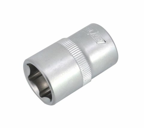AWTOOLS NASADKA 6-KĄTNA 1/2" KRÓTKA 17mm BLACK LINE