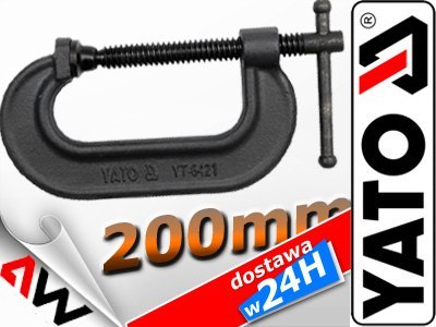 YATO ŚCISK ŚRUBOWY TYP "C" 8" 6424