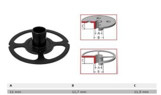 SZABLON 12,7mm DO RP0910/1110C