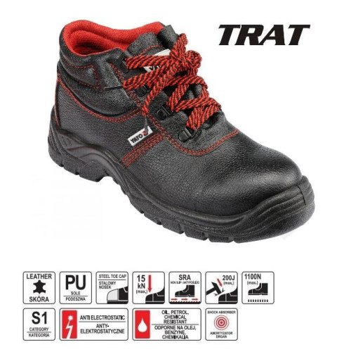 YATO BUTY ROBOCZE TRAT S1 ROZMIAR 41 YATO BUTY ROBOCZE TRAT S1 ROZMIAR 41