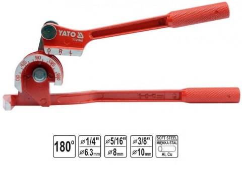 YATO GIĘTARKA DO RUR 6 - 10mm 21840 YATO GIĘTARKA DO RUR 6 - 10mm 21840