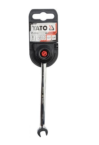 YATO KLUCZ PŁASKO-OCZKOWY Z GRZECHOTKĄ 6 mm 01906 YATO KLUCZ PŁASKO-OCZKOWY Z GRZECHOTKĄ 6 mm 01906