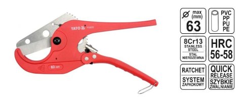 YATO OBCINAK DO RUR PCV DO 63mm 22312 YATO OBCINAK DO RUR PCV DO 63mm 22312