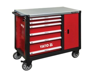 YATO WÓZEK WARSZTATOWY 6-SZUFLAD + ZAMYKANY SCHOWEK 09002