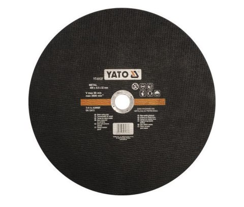 YATO TARCZA DO METALU 400 x 4,0 x 32mm 6137 YATO TARCZA DO METALU 400 x 4,0 x 32mm 6137