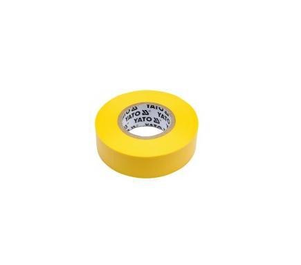 YATO TAŚMA ELEKTOIZOLACYJNA 19mm x 20m ŻÓŁTA YATO TAŚMA ELEKTOIZOLACYJNA 19mm x 20m ŻÓŁTA