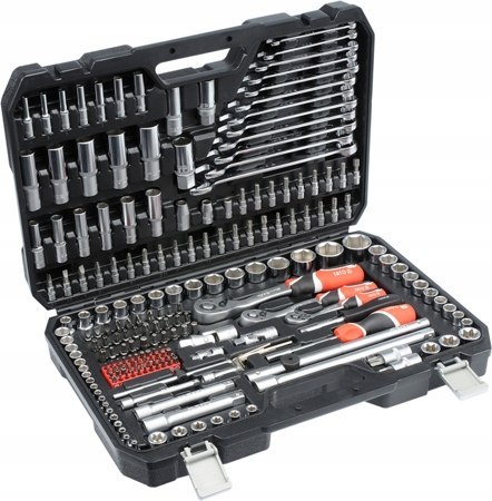YATO ZESTAW KLUCZY 1/4" , 3/8" , 1/2" 216 elem. XXL 38841 YATO ZESTAW KLUCZY 1/4" , 3/8" , 1/2" 216 elem. XXL 38841