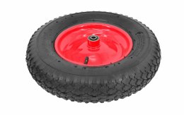 AWTOOLS KOŁO DO TACZKI PNEUMATYCZNE 4.00-8 FELGA METAL, ŁOŻYSKO+OŚ, 2 WARSTWY, 2 ATM