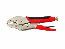 AWTOOLS SZCZYPCE ZACISKOWE MORSEA 180mm SZCZĘKI ZAOKRĄGLONE TPR BLACK LINE