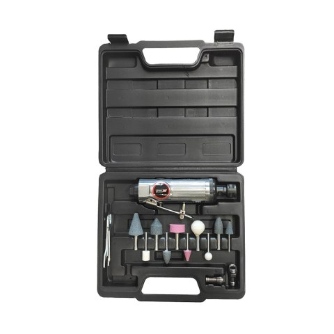 AWTOOLS SZLIFIERKA PROSTA PNEUMATYCZNA + AKCESORIA